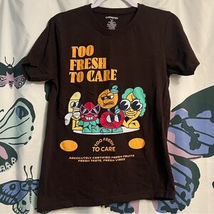 ❗️clearance-price firm❗️ Too fresh to care fruit tee